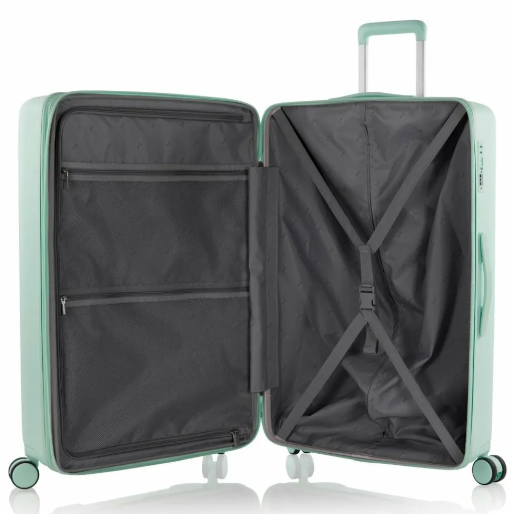 Heys Hartgepäck|4-Rollen Koffer<Pastel 4 Rollen Trolley L 76 cm mit Dehnfalte mint