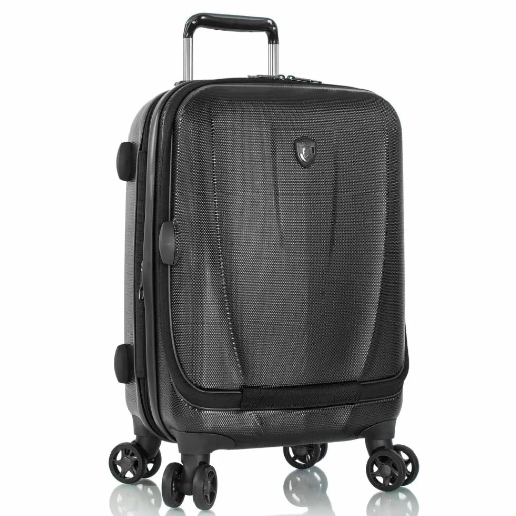 Heys Vantage 4 Rollen Kabinentrolley S 55 cm mit Dehnfalte black