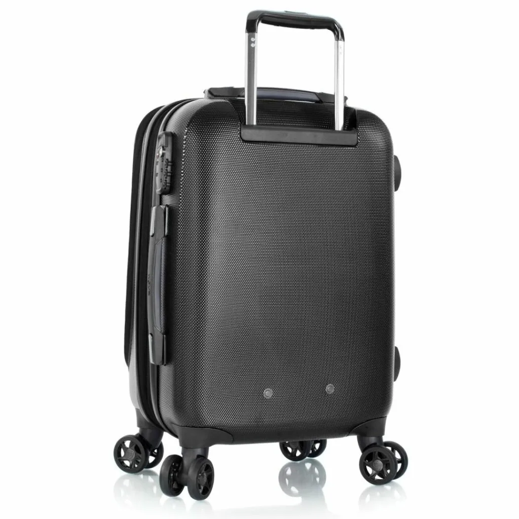 Heys Vantage 4 Rollen Kabinentrolley S 55 cm mit Dehnfalte black