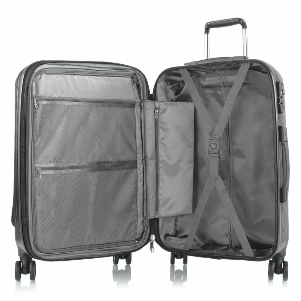 Heys Vantage 4 Rollen Trolley M 66 cm mit Dehnfalte