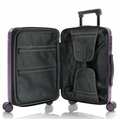 Heys Hartgepäck Kabinengepäck|4-Rollen Kabinentrolleys<Zen 4 Rollen Kabinentrolley S 54 cm mit Dehnfalte purple