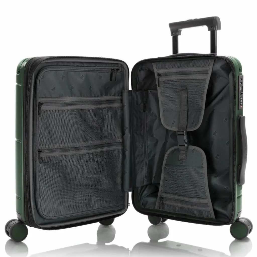 Online Heys Zen 4 Rollen Kabinentrolley S 54 cm mit Dehnfalte green