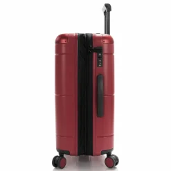 Hot Heys Zen 4 Rollen Trolley M 66 cm mit Dehnfalte burgundy