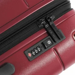 Hot Heys Zen 4 Rollen Trolley M 66 cm mit Dehnfalte burgundy