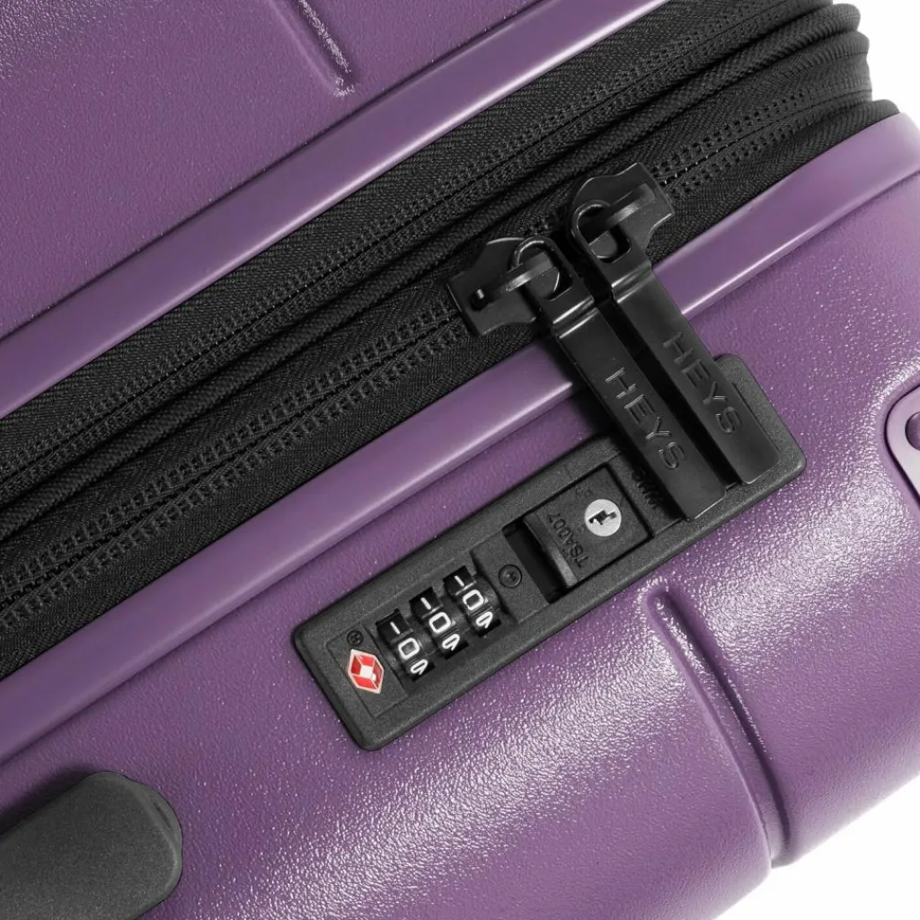 Heys Zen 4 Rollen Trolley M 66 cm mit Dehnfalte purple