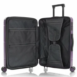Heys Zen 4 Rollen Trolley M 66 cm mit Dehnfalte purple
