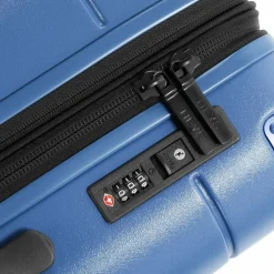 Heys Hartgepäck|4-Rollen Koffer<Zen 4 Rollen Trolley L 76 cm mit Dehnfalte royal blue