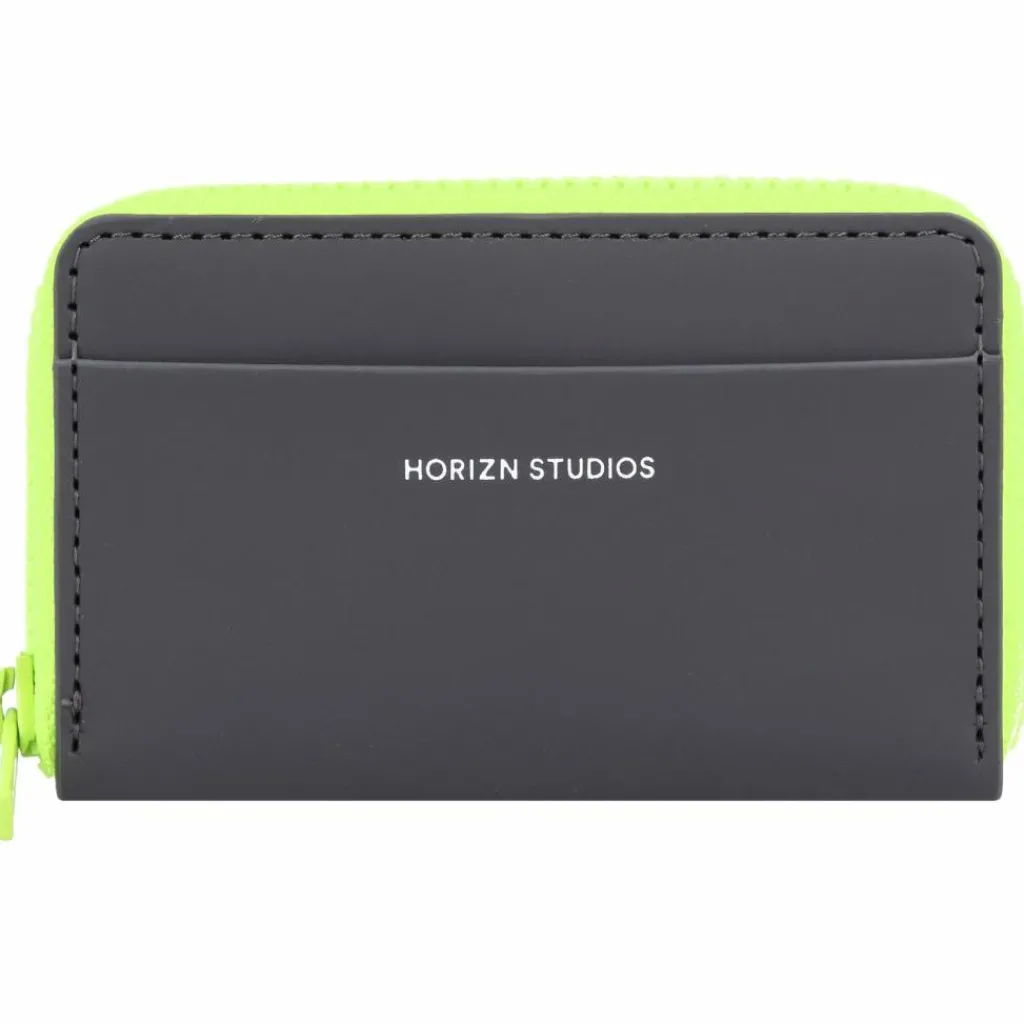 Horizn Studios Herrengeldbörsen Querformat|Damengeldbörsen Querformat<Geldbörse 10 cm graphite/neon green