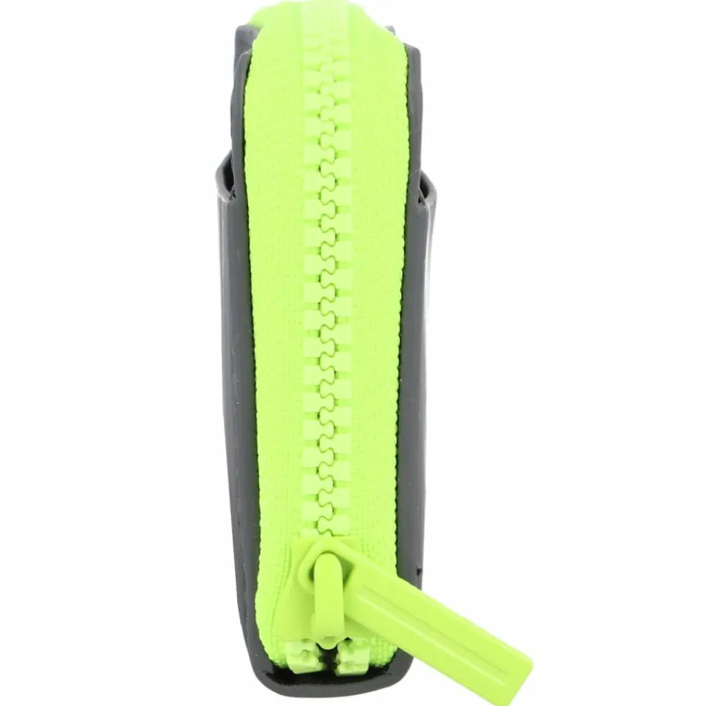 Horizn Studios Herrengeldbörsen Querformat|Damengeldbörsen Querformat<Geldbörse 10 cm graphite/neon green