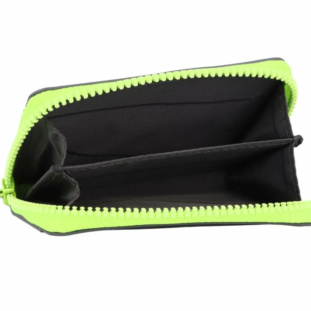 Horizn Studios Herrengeldbörsen Querformat|Damengeldbörsen Querformat<Geldbörse 10 cm graphite/neon green