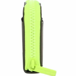 Horizn Studios Herrengeldbörsen Querformat|Damengeldbörsen Querformat<Geldbörse 10 cm darkolive-neongreen