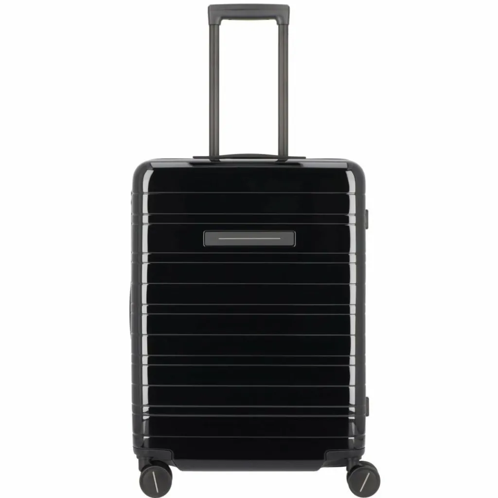 New Horizn Studios H6 Essential Glossy 4-Rollen Trolley 64 cm glossy all black