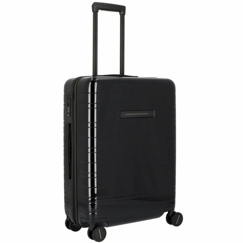 New Horizn Studios H6 Essential Glossy 4-Rollen Trolley 64 cm glossy all black