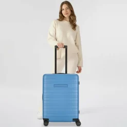 Horizn Studios 4-Rollen Koffer|Hartgepäck<H6 Essential 4 Rollen Trolley M 64 cm steel blue