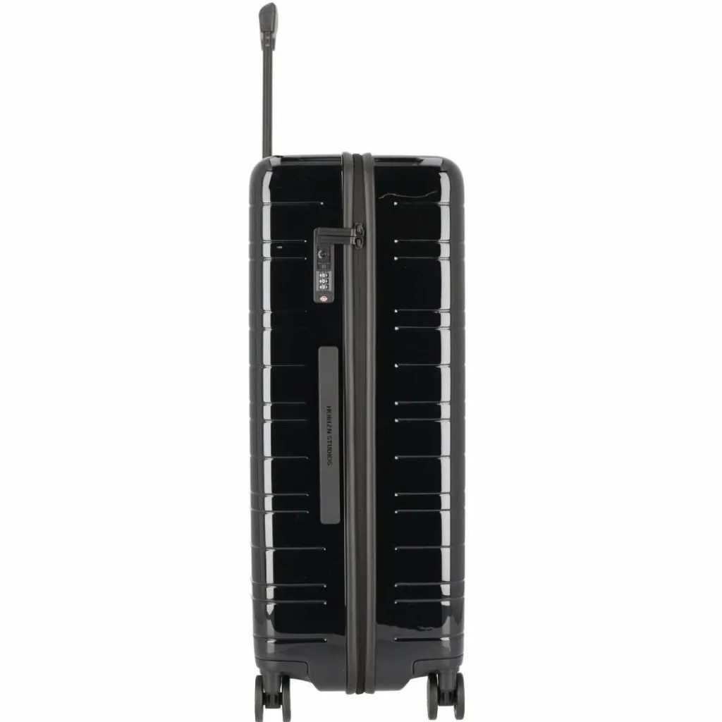 Horizn Studios Hartgepäck|4-Rollen Koffer<H7 Essential Glossy 4-Rollen Trolley 77 cm glossy all black