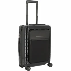 Horizn Studios Hartgepäck Kabinengepäck|4-Rollen Kabinentrolleys<M5 Essential 4 Rollen Kabinentrolley 55 cm Laptopfach glossy all black