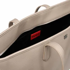 Hugo Shopper|Schultertaschen<Chris 2.0 Shopper Tasche 37 cm light beige