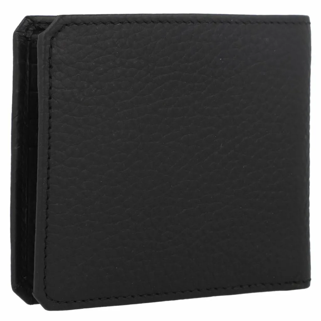 New Hugo Geldbörse Leder 11 cm Geschenkbox black