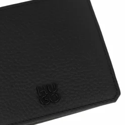 New Hugo Geldbörse Leder 11 cm Geschenkbox black