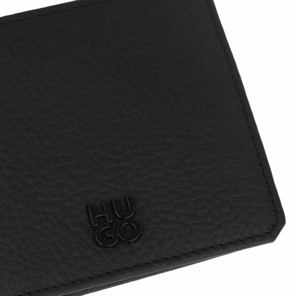 New Hugo Geldbörse Leder 11 cm Geschenkbox black