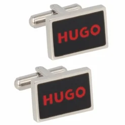 Sale Hugo Manschettenknöpfe Edelstahl 1.5 cm black