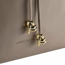 Online Hugo Millie Schultertasche 37 cm light beige