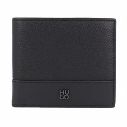 Outlet Hugo Quantic Geldbörse Leder 10.5 cm navy