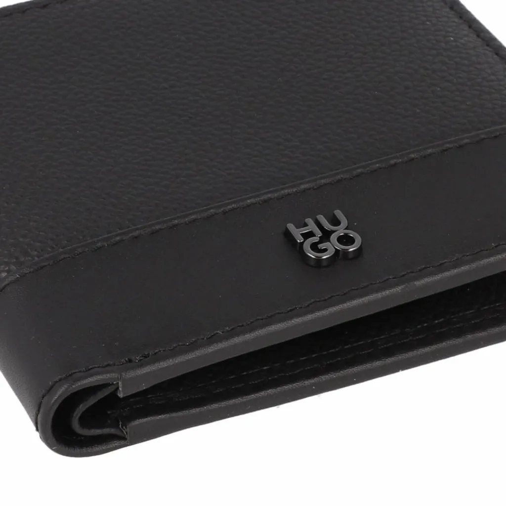 Sale Hugo Quantic Geldbörse Leder 10.5 cm black