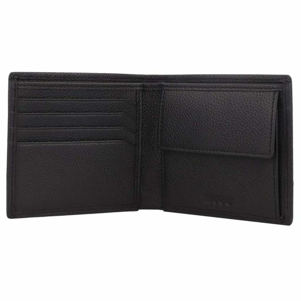 Sale Hugo Quantic Geldbörse Leder 10.5 cm black