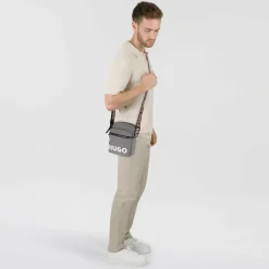 New Hugo Quentyn Mini Bag Umhängetasche 16.5 cm medium grey