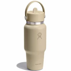 Hydro Flask Trinkflaschen<Hydration Travel Bottle Flex Straw Cap Trinkflasche 710 ml oat