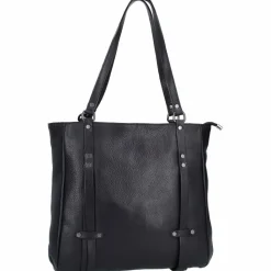 Sale Jack Kinsky Alassio 4 Schultertasche Leder 34 cm schwarz