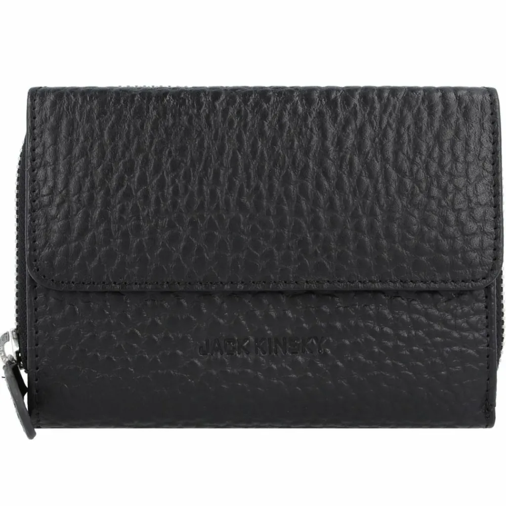 Jack Kinsky Damengeldbörsen Querformat<Albany 512 Geldbörse RFID Leder 13,5 cm schwarz
