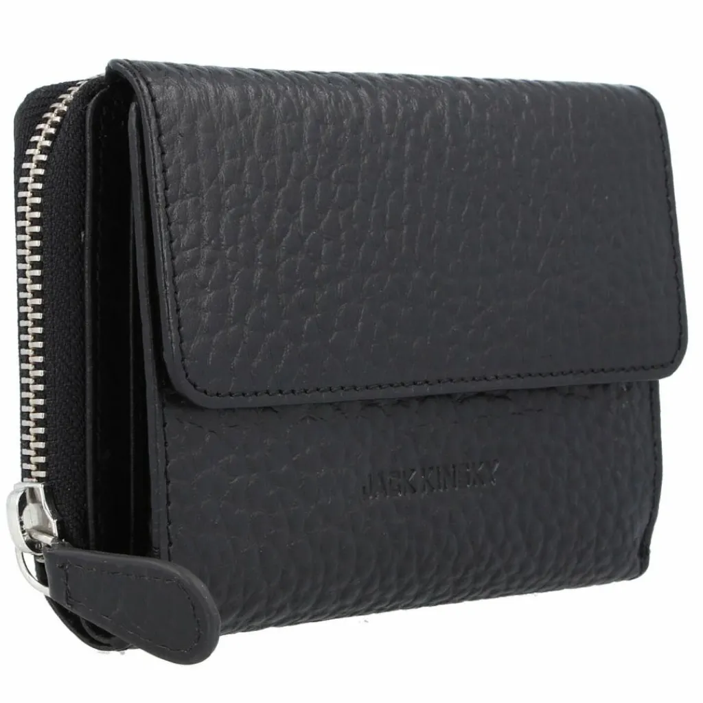 Jack Kinsky Damengeldbörsen Querformat<Albany 512 Geldbörse RFID Leder 13,5 cm schwarz