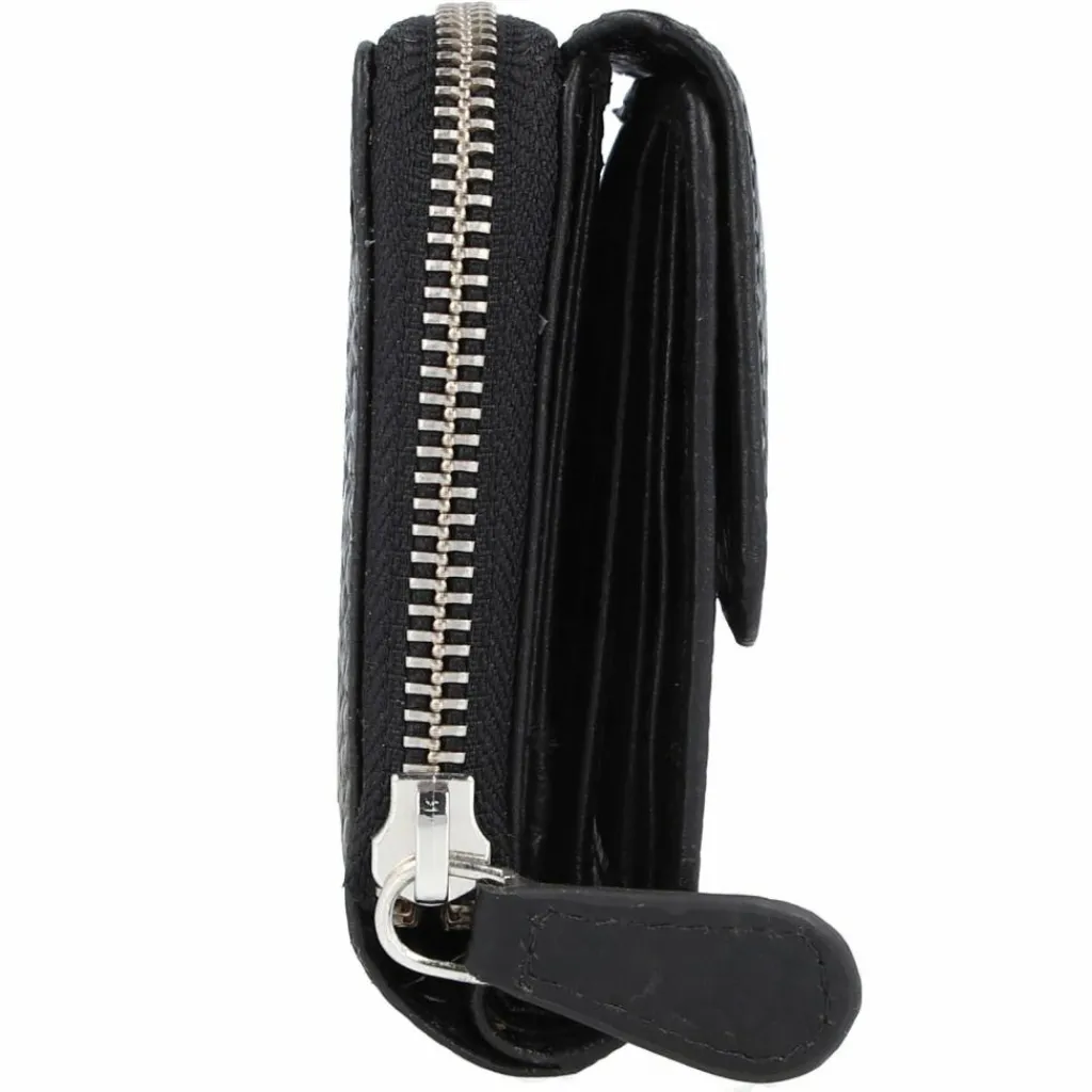 Jack Kinsky Damengeldbörsen Querformat<Albany 512 Geldbörse RFID Leder 13,5 cm schwarz