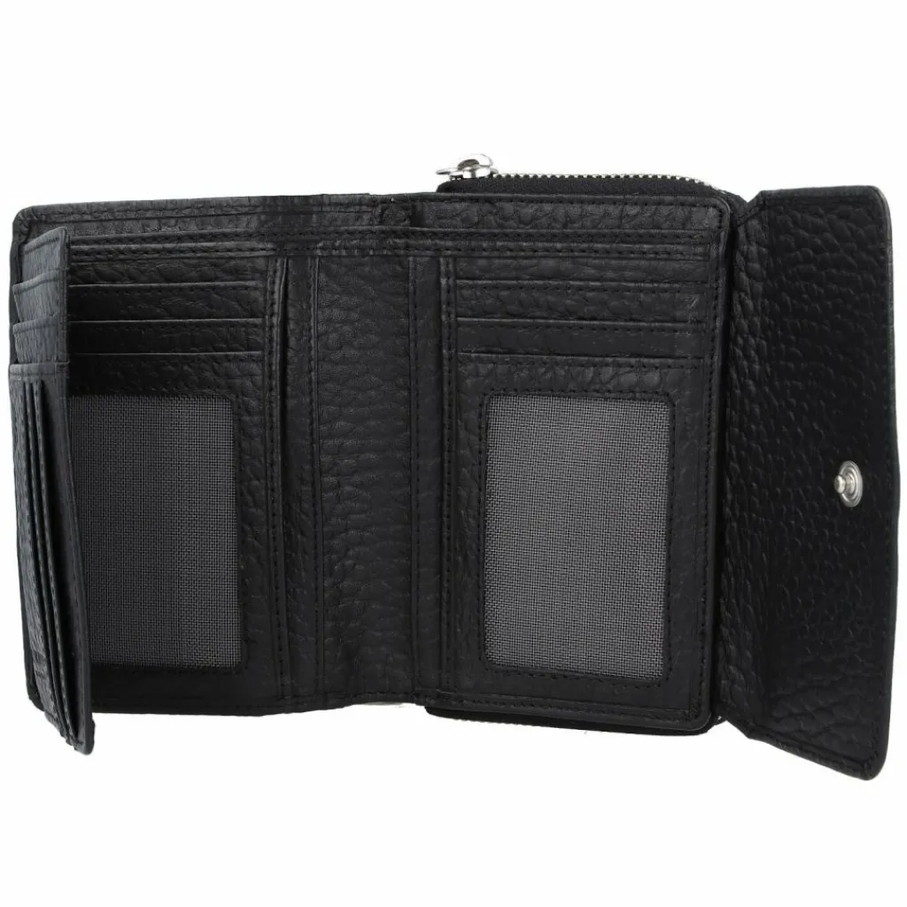 Jack Kinsky Damengeldbörsen Querformat<Albany 512 Geldbörse RFID Leder 13,5 cm schwarz