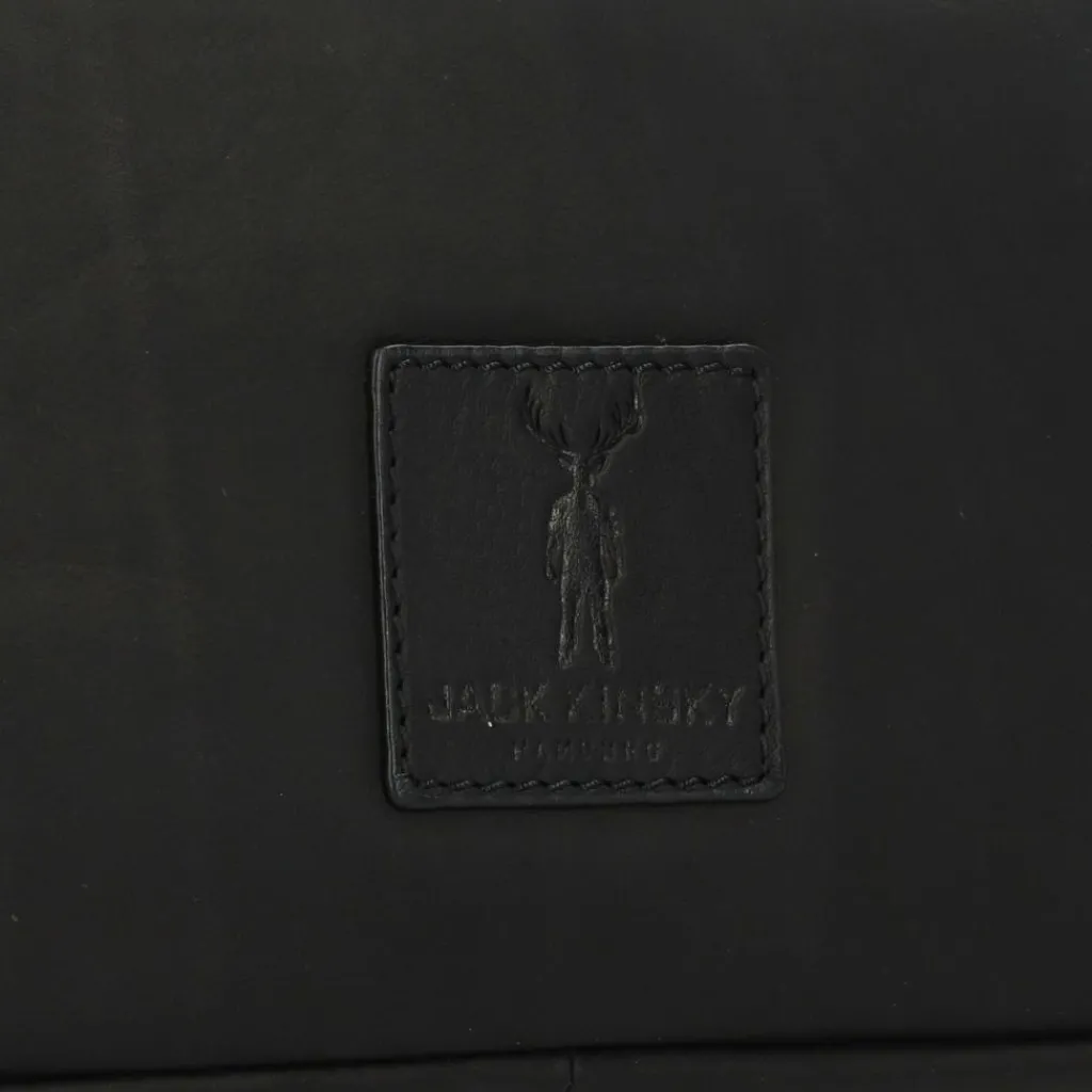 Jack Kinsky Umhängetaschen<Aruba 1 Umhängetasche Leder 19 cm schwarz