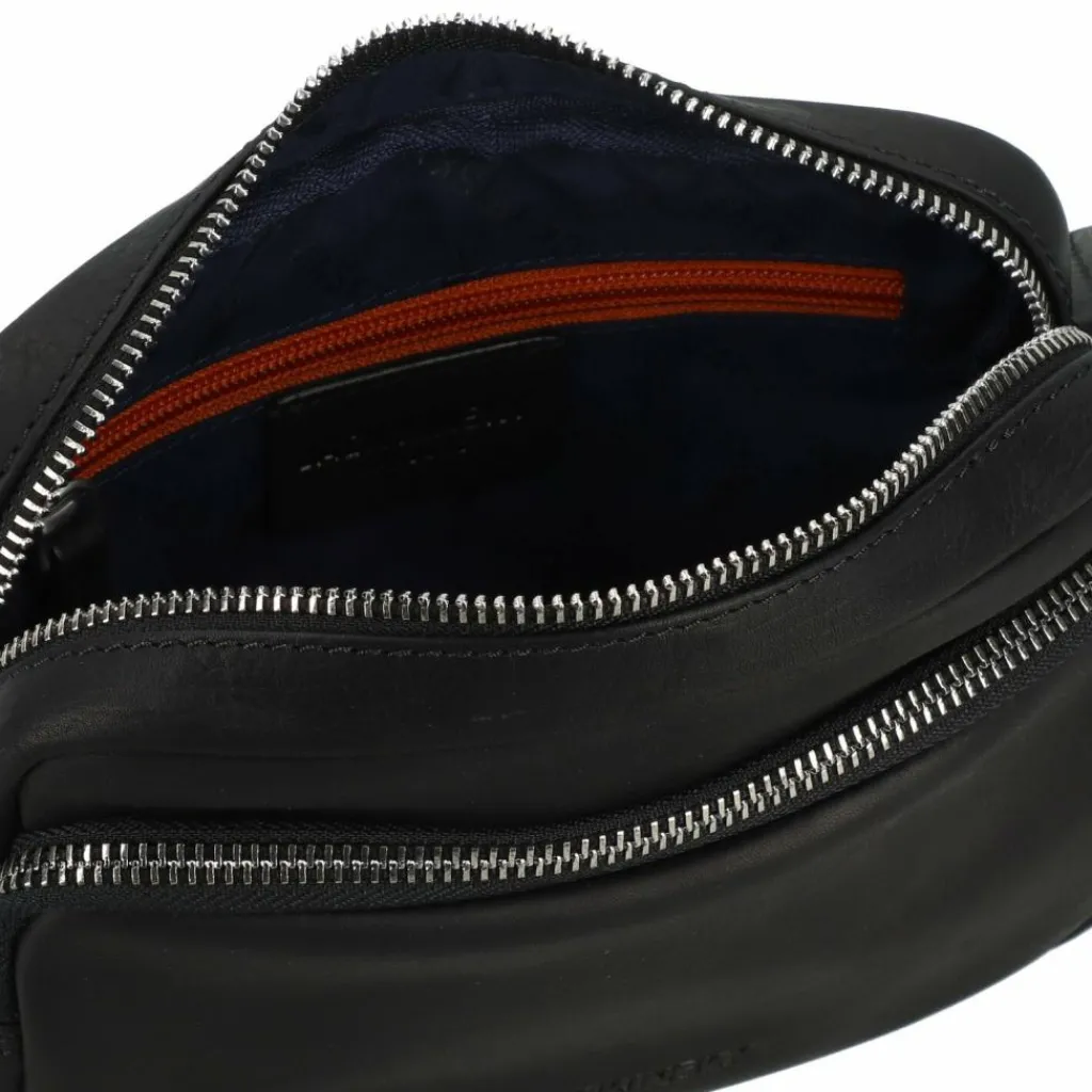 Jack Kinsky Umhängetaschen<Aruba 1 Umhängetasche Leder 19 cm schwarz