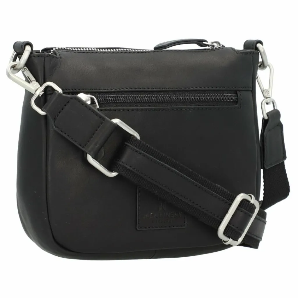 Jack Kinsky Umhängetaschen<Aruba 3 Umhängetasche Leder 20 cm schwarz