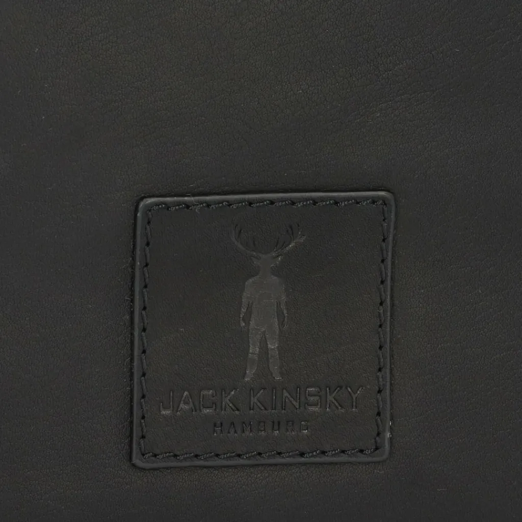 Jack Kinsky Umhängetaschen<Aruba 3 Umhängetasche Leder 20 cm schwarz