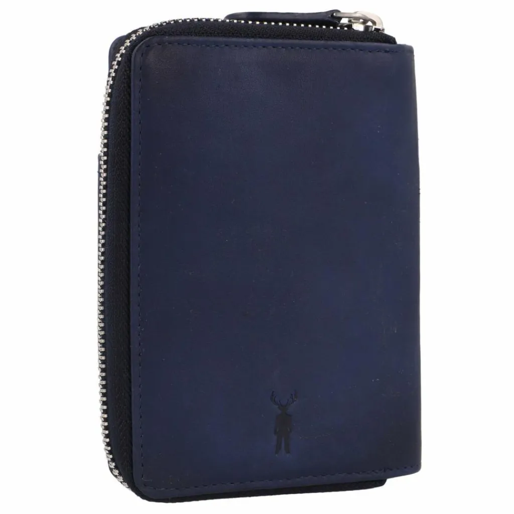 Jack Kinsky Damengeldbörsen Querformat<Aruba Geldbörse Leder 14 cm blau