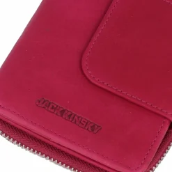 Jack Kinsky Damengeldbörsen Querformat<Aruba Geldbörse Leder 14 cm pink