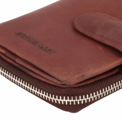 New Jack Kinsky Aruba Geldbörse Leder 10 cm braun