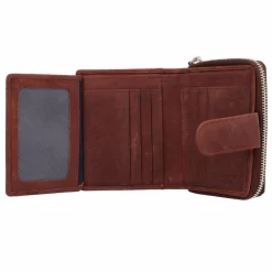 New Jack Kinsky Aruba Geldbörse Leder 10 cm braun