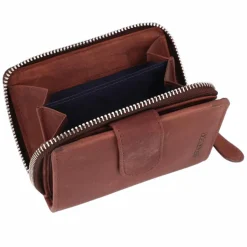 New Jack Kinsky Aruba Geldbörse Leder 10 cm braun