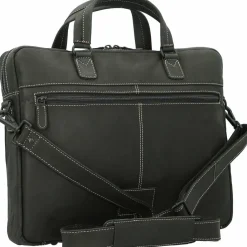 Discount Jack Kinsky Baltimore 8 Aktentasche Leder 40 cm Laptopfach anthrazit
