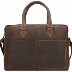 Jack Kinsky Aktentaschen<Baltimore 7 Aktentasche Leder 39 cm mokka