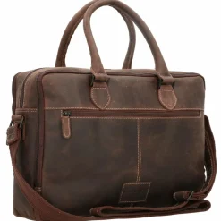 Jack Kinsky Aktentaschen<Baltimore 7 Aktentasche Leder 39 cm mokka