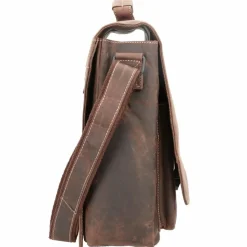 Jack Kinsky Aktentaschen<Baltimore 6 Aktentasche Leder 37 cm mokka