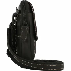 Jack Kinsky Handytaschen<Baltimore 10 Handytasche Leder 12 cm anthrazit